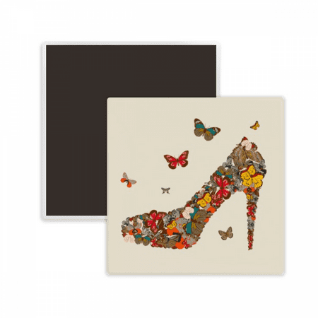 

and High Heel Shoes Square Ceracs Fridge Magnet Keepsake Memento