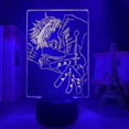 thumbnail image 2 of Lámparas de figura JK, luz de noche LED, lámpara de mesa con ilusión, decoración del hogar, Gojo Itadori Yuji Manga Merch, lámpara de anime, 2 of 5