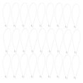 thumbnail image 1 of CHICHUMID 50Pcs White Elastic String Cord with Metal Ends for Mask Making and DIY Crafts, 1 of 8