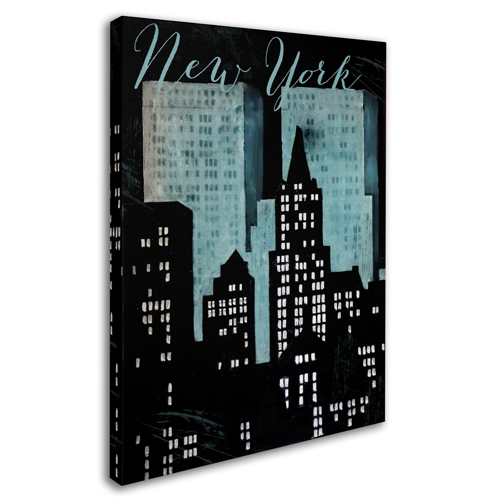 Trademark Fine Art "Retro Cities I" Canvas Art by Color Bakery