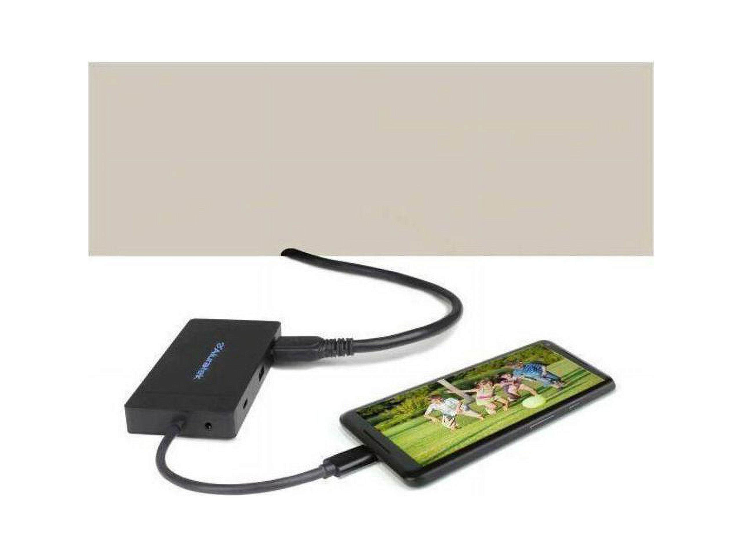 Aluratek AUMC0311F - USB Type-C 100W PD Multimedia Hub and Card Reader with HDMI/VGA - for Hard Drive/Monitor/TV/Projector - Memory Card Reader - microSD, SD - USB Type C - 4K, Full HD
