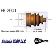 Flexx Boot FB2000 ATV Universal CV Boot