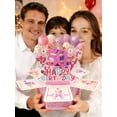 thumbnail image 5 of Sakiika  Birthday Card, Pop-Out Birthday Card Happy Birthday with Greeting Card and Envelope for Women Girl Gift Friend, 5 of 8