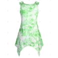 thumbnail image 2 of Cráneo del tinte del lazo del lazo de hombro Tamaño de Halloween Plus Tank Top Rosegal Camisetas sin mangas de talla grande, 2 of 5