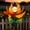 Passionate Orange, variant on Spinning Windmill Lotus Pathway Ligths with LED Cracked Crystal Ball Outdoor Decorative Stake Lighting Waterproof Flower Sculpture