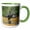 Green/White, variant on 3drose, Double-crested Cormorant Spreads Its Wings to Dry. Seattle., 11oz Magic Transforming Mug