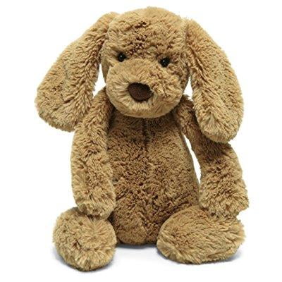 jellycat bashful toffee puppy, medium, 12 inches - Walmart.com - Walmart.com