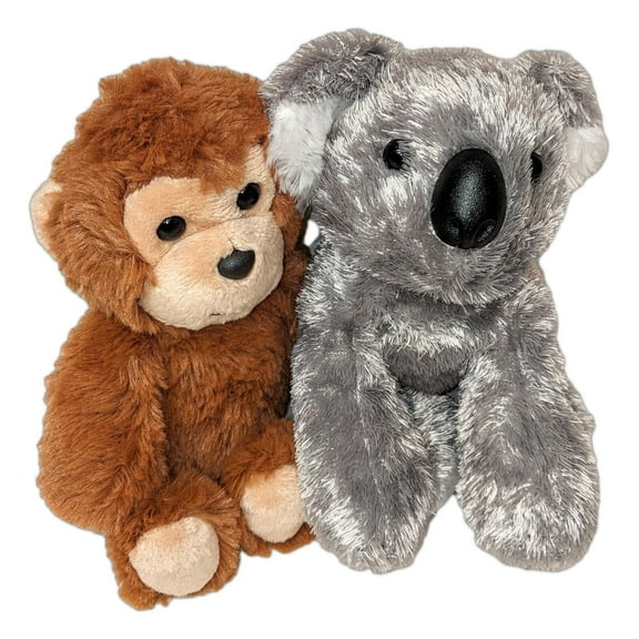 KOALA & MONKEY Mini Flopsie 8" Stuffed Animal Plush by Aurora