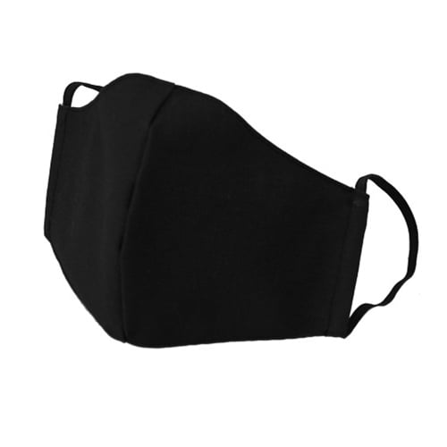 Premium Reusable Face Mask, Black, Large