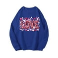 thumbnail image 4 of cocolona Valentines Sweatshirt for Women Casual Loose Crew Neck Long Sleeve Shirts Fashion Cute Heart Print Pullover Tops Graphic Sweatshirts, 4 of 7