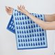 thumbnail image 2 of Juego de toallas de baño Droplet, juego de toallas de algodón de 3 piezas, juegos de toallas absorbentes para adultos, azul oscuro, 2 of 6