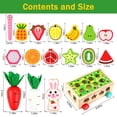 thumbnail image 2 of Adofi Toddlers Montessori Wooden Educational Toys  for Toddler  Age 1-3, Gifts for Boys Girls 1-2 Years, Wood Learning Educational Toys Fine Motor Skills Game, Shape Sorting Toys for Baby, 2 of 6