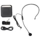thumbnail image 1 of EeaseMX Amplificador de voz inalámbrico portátil, altavoz de sonido multifuncional con micrófono para enseñanza, discursos y reuniones (negro), 1 of 8