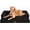 Black, variant on Large Dog Bed Orthopedic Washable - Couch Sofa - XL Large Big Dogs - Beds Bolster Pet - Memory Foam - Waterproof with Removable Cover - Ginger Yellow Dog Bed
