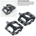 thumbnail image 3 of Ti Alloy Mountain Bike Pedals, Lightweight Skeletonized Design for Stable Riding, Wide Non Slip Pedals with Sealed Bearings, 3 of 7