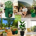 thumbnail image 2 of 3 Pcs Sacs de Culture de Plantes 7/10 Gallons Pots de Culture en Non-Tissé Respirant avec Poignées Robustes et Rabat d'Accès Conteneurs de Jardin Réutilisables, 2 of 9