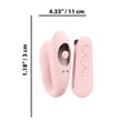 thumbnail image 4 of Loveline Charme Dual Motor Silicone Rechargeable G-Spot Cilitrol Vibrator with Remote Control, Pink, 4 of 4
