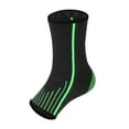 thumbnail image 2 of D-GROEE Ankle Compression Sleeve Pain Relief Ankle Support Brace Reusable Elastic Thin Compression Ankle Sleeves Breathable Ankle Support Soft Foot Socks Arch Support, 2 of 7