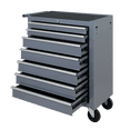 thumbnail image 6 of Rolling Tool Chest with 7 Drawer,Multifunctional Tool Box with Wheels, Mechanic Tool Storage Cabinet for Garage,Warehouse,Workshop,Grey, 6 of 8