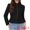 Black, variant on DARING DIVA Women's Blazer Classic Button Stand Collar Blazer XS Black