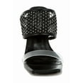 thumbnail image 5 of London Rag Salween Clear Embellished Square Toe Womens Heels, 5 of 10