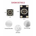 thumbnail image 7 of Black Daisy Bees Kitchen Dish Towels for Drying Dishes Set of 2, Spring Farmhouse Honey Floral Rings Waffle Weave Microfiber Hand Tea Bathroom Towels Quick Dry & Absorbent Towel 12x12, 7 of 7