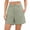 🔥 Mint Green, variant on Gifts USSUMA Womens A Line Wide Leg Suit Shorts High Waist Five Inch Inseam Tailored Look with Pockets Pull On Elastic Waist Comfortable Chic Summer Office Casual Wear