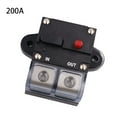 thumbnail image 3 of ruzhgo Plastic Automotive Circuit Breaker Overload Protection High Conductivity Replacement Manual Sound Box Security Fuse Accessories Blue Button 50A Black Button 200A, 3 of 6