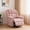 Chenille | Pink, variant on Gaderth Oversized Manual Recliner Chair for Adults – 150° Adjustable Ergonomic Lounge, Extra Wide Seat, Overstuffed, Breathable Chenille Upholstery, Side Storage, Heavy-Duty Frame – Chenille | Pink