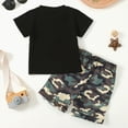 thumbnail image 4 of Little Boy Clothes Set Toddler Boy Outfit Boys Short Sleeved Shorts Two Piece Suit Comfortable Breathable Fashionable Children Suit Toddler Boy Short Set, 4 of 6
