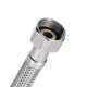 thumbnail image 5 of 20 Pulgadas Largo Grifo Suministro Línea Conector, 2uds 3/8" Hembra Compresión Rosca x 1/2" Hembra Recta Rosca 304 Inoxidable Acero Agua Suministro Manguera, 5 of 7