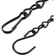 thumbnail image 3 of Paquete de 2 cadenas colgantes para comederos de pájaros, jardineras, linternas y adornos (19,7 pulgadas, negro), 3 of 7