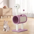 thumbnail image 1 of para gatos de interior, juguete interactivo con diseño estético, centro de actividades, estructura de escalada estable, condominios para gatos, 1 of 8