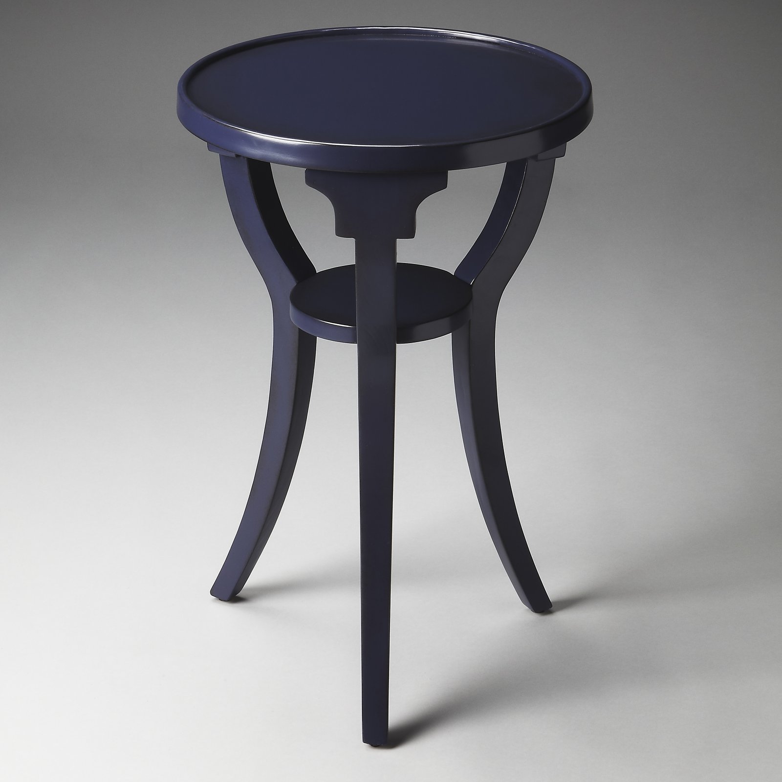 Butler Dalton Navy Round Accent Table