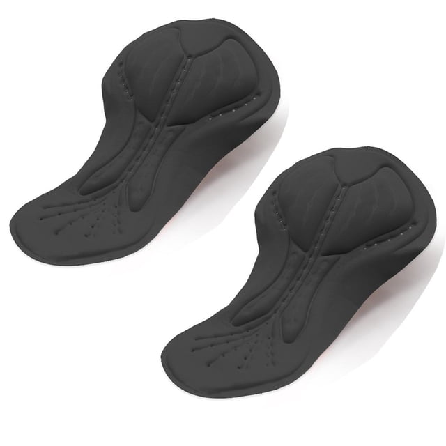 2 piezas gruesas almohadillas para pantalones cortos cojín ropa shamjiam Almohadilla de gel de ciclismo para pantalones cortos