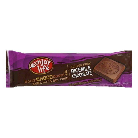 - Enjoy Life Gluten Free Dairy Free Rice Milk Chocolate Boom Choco Boom Bar, 1.4 OZ (Pack of 24)