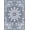 Blue White Pink, Pattern 2, variant on ODIKA 2'x3' Washable Doormat Non-Slip, Low Pile Chinoiserie Scrollwork Traditional Eastern Botanical Motif Print for Entryway, Kitchen, Laundry Room