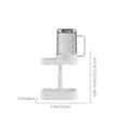 thumbnail image 3 of Bathroom Toothbrush Rack Couples Toothbrush Cup Rack Set Toothbrush Stand Space-Saving Toothbrush Rack, 3 of 6