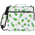 thumbnail image 2 of Zipper Binder with Shoulder Strap 2 inch 3 Ring Waterproof File Folder Organizer Bag 500 Sheet Simple Coconut Pattern, 2 of 8