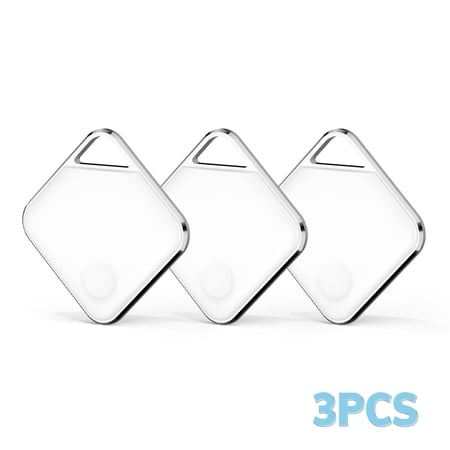 3PCS F6 wireless bluetooth small ios FindMy key finder and locator portable live anti theft tracking device tags with light & sound for item wallet air travel luggage