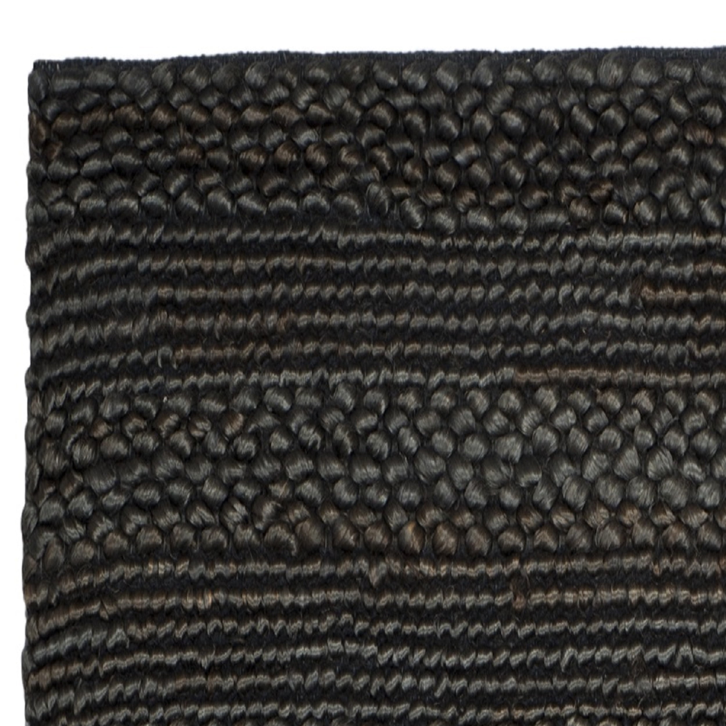 SAFAVIEH Natural Fiber Henrika Braided Runner Rug, Charcoal, 2'3" x 14'