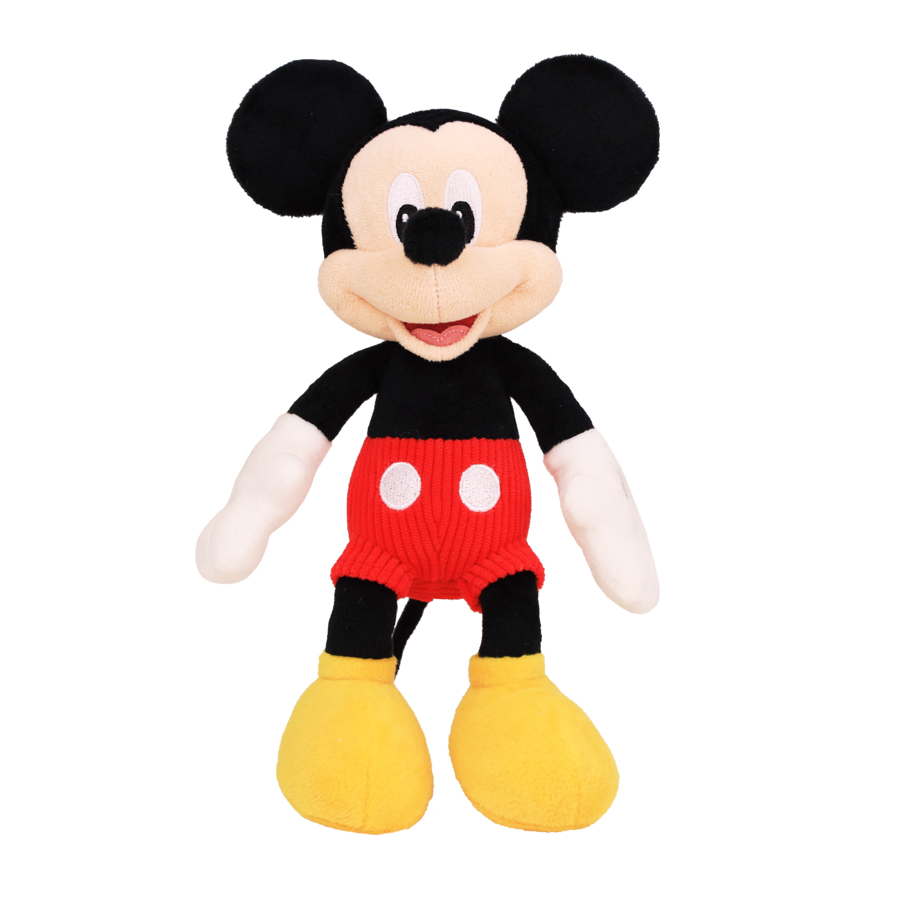 Disney Store Authentic Mickey Mouse Soft Plush Toy in Pouch New Born Baby Gift 
