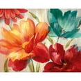 thumbnail image 3 of Nan 14x12 Black Modern Framed Museum Art Print Titled - Avalon Garden, 3 of 5