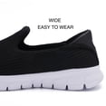 thumbnail image 5 of Eloshman Womens Shoes Casual Slip On Comfortable Loafers Walking Running Sneakers Black 4.5, 5 of 7
