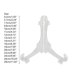 thumbnail image 3 of Foldable Triangle Display Stand Wedding Display Party Decoration Supplies for School Office Book Magazine Storage Rack 20cm, 3 of 5