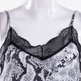 thumbnail image 3 of Seyurigaoka Women Sexy V Neck Leopard Print Camisole Tank Vest Blouse Lace Cami Crop Tops, 3 of 7
