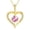10-Oct, variant on Taioiat Birthstone Necklace for Women Heart and Love Gold Plated Pendant Birthstone Jewelry Birthday Anniversary Mother's Day Jewelry Gift for Mom Wife Sister Girlfriend Her