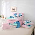 thumbnail image 5 of YST Mermaid Scales Comforter Set, Dolphin Ocean Themed, 7-Piece, Queen, 5 of 5