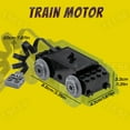 thumbnail image 3 of 3pcs Technic-Motor-Kit with Train-Motor-Train-Wheel, Compatible with Technic-Parts for STEM MOC Project Replacement-Parts, 3 of 3