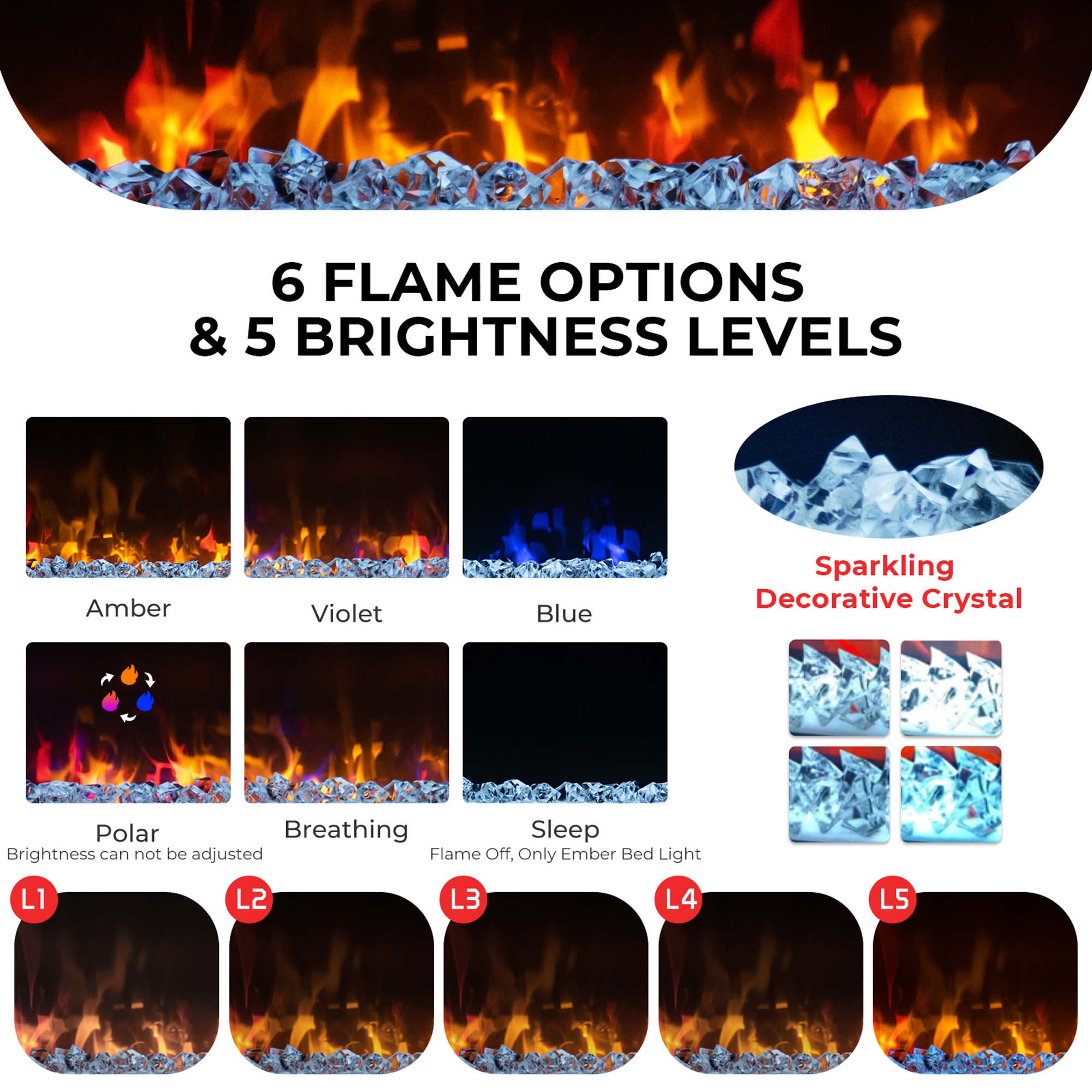 Costway 23-inch Infrared QuartzÂ Electric Fireplace Insert with Remote  Control | Walmart Canada